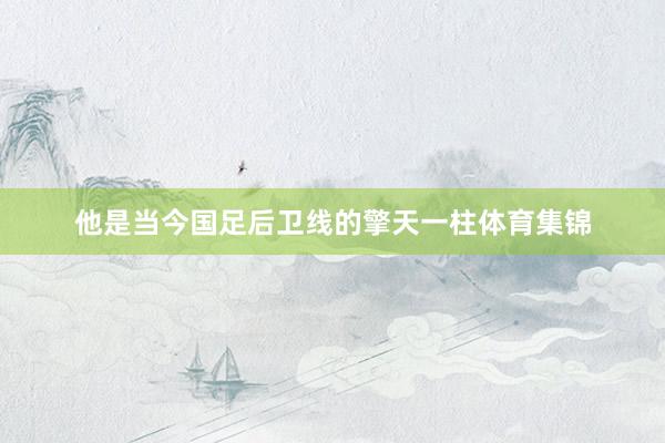 他是当今国足后卫线的擎天一柱体育集锦