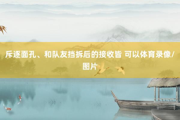 斥逐面孔、和队友挡拆后的接收皆 可以体育录像/图片