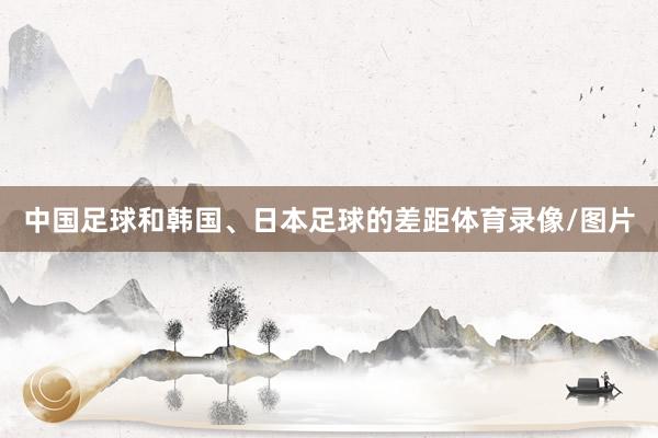 中国足球和韩国、日本足球的差距体育录像/图片