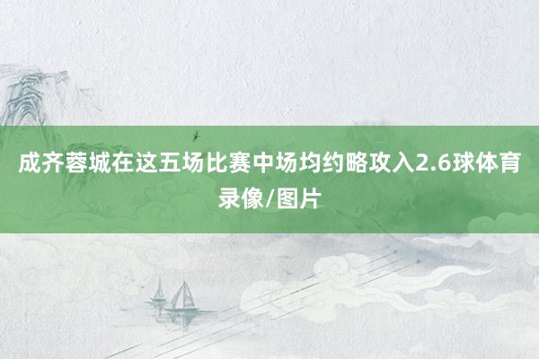 成齐蓉城在这五场比赛中场均约略攻入2.6球体育录像/图片