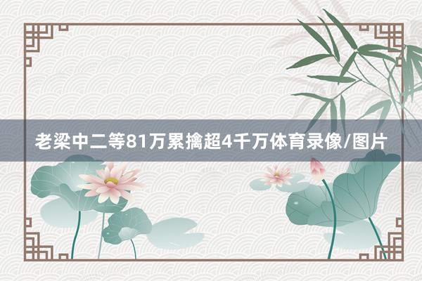 老梁中二等81万累擒超4千万体育录像/图片