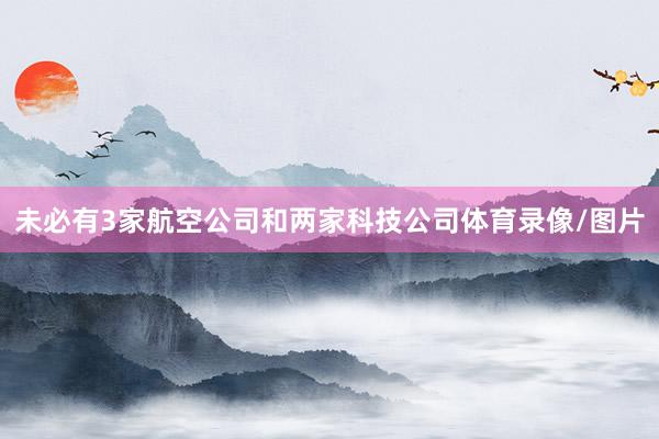 未必有3家航空公司和两家科技公司体育录像/图片