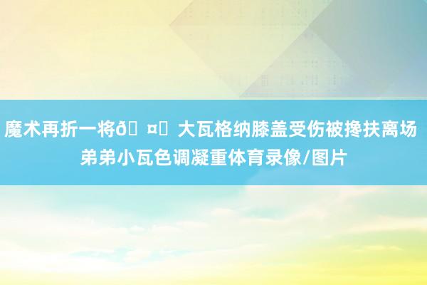 魔术再折一将🤕大瓦格纳膝盖受伤被搀扶离场 弟弟小瓦色调凝重体育录像/图片