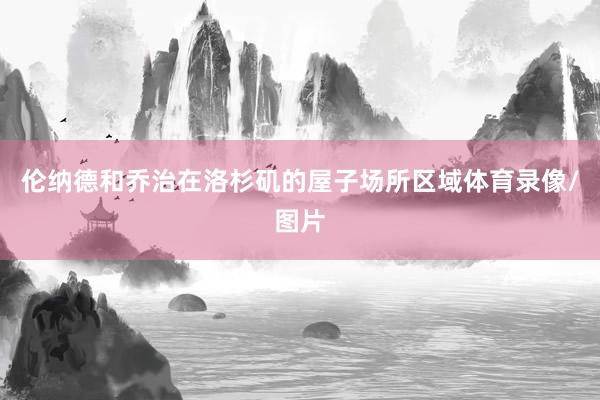 伦纳德和乔治在洛杉矶的屋子场所区域体育录像/图片
