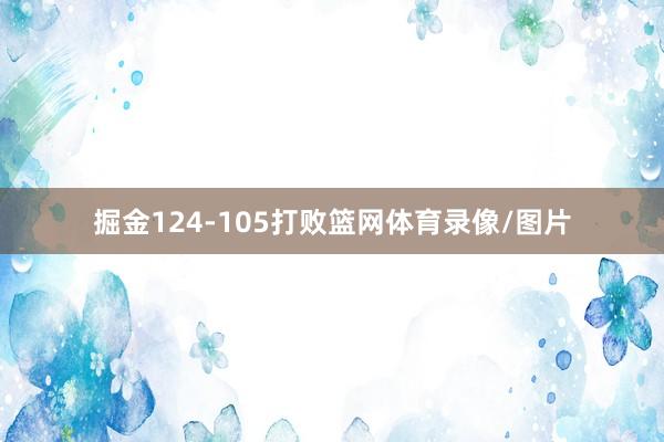 掘金124-105打败篮网体育录像/图片