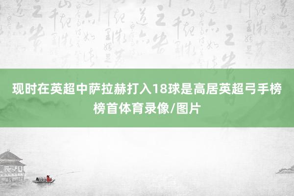 现时在英超中萨拉赫打入18球是高居英超弓手榜榜首体育录像/图片