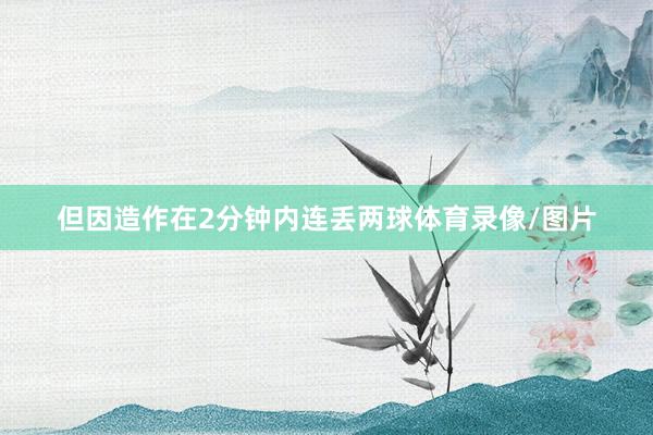 但因造作在2分钟内连丢两球体育录像/图片