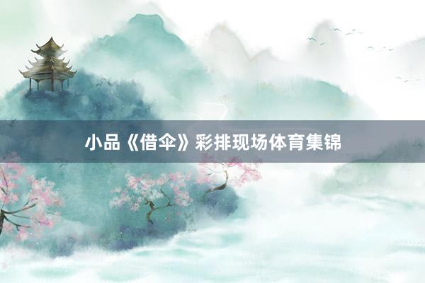 小品《借伞》彩排现场体育集锦