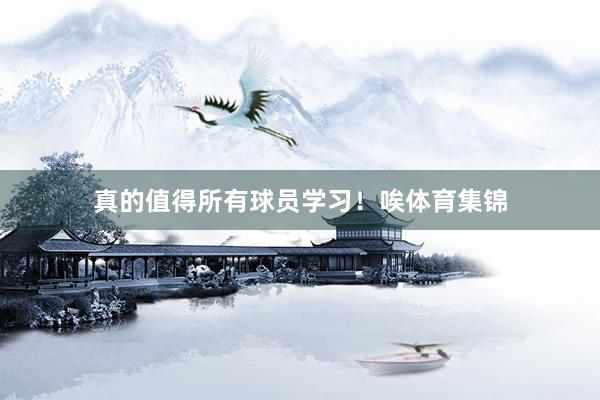 真的值得所有球员学习！唉体育集锦