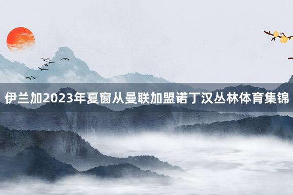 伊兰加2023年夏窗从曼联加盟诺丁汉丛林体育集锦