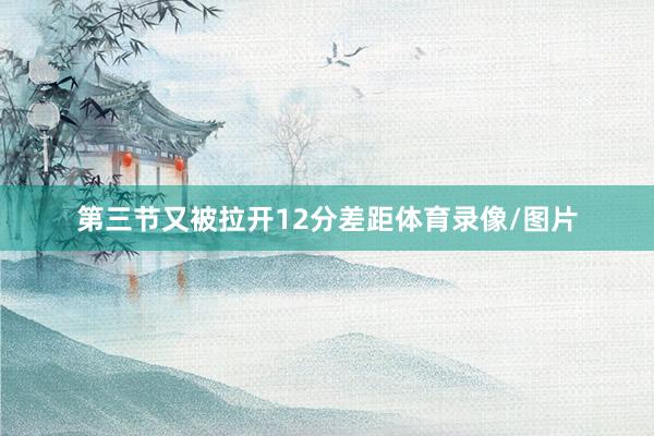 第三节又被拉开12分差距体育录像/图片