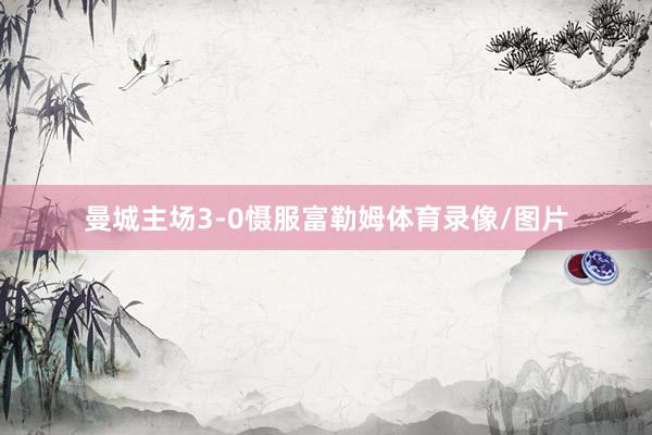 曼城主场3-0慑服富勒姆体育录像/图片