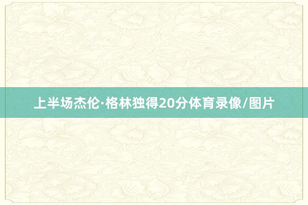 上半场杰伦·格林独得20分体育录像/图片