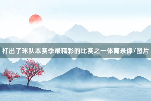 打出了球队本赛季最精彩的比赛之一体育录像/图片