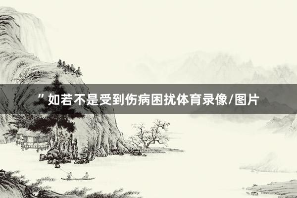 ”如若不是受到伤病困扰体育录像/图片