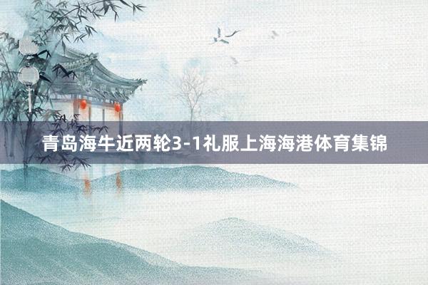 青岛海牛近两轮3-1礼服上海海港体育集锦
