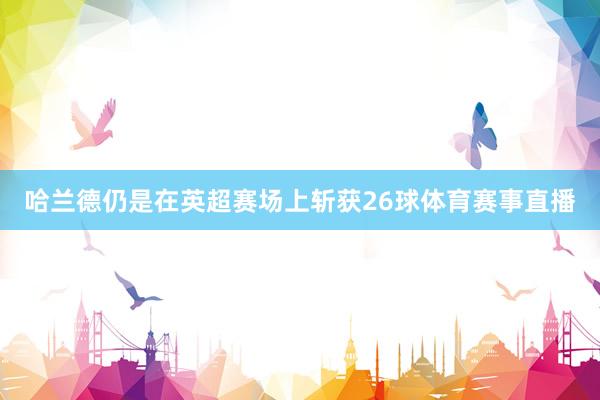 哈兰德仍是在英超赛场上斩获26球体育赛事直播