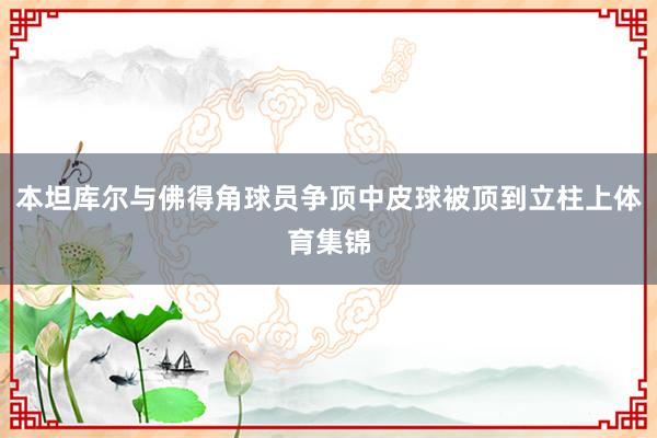 本坦库尔与佛得角球员争顶中皮球被顶到立柱上体育集锦